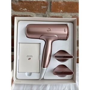 T3 Cura Luxe Professional Ionic Hair Dryer in Rose Gold White 76824 $235 Retail